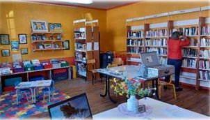 Intérieur bibliothèque